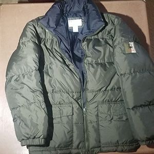 Benetton USA Puffy Down Jacket Womens Large Puffer